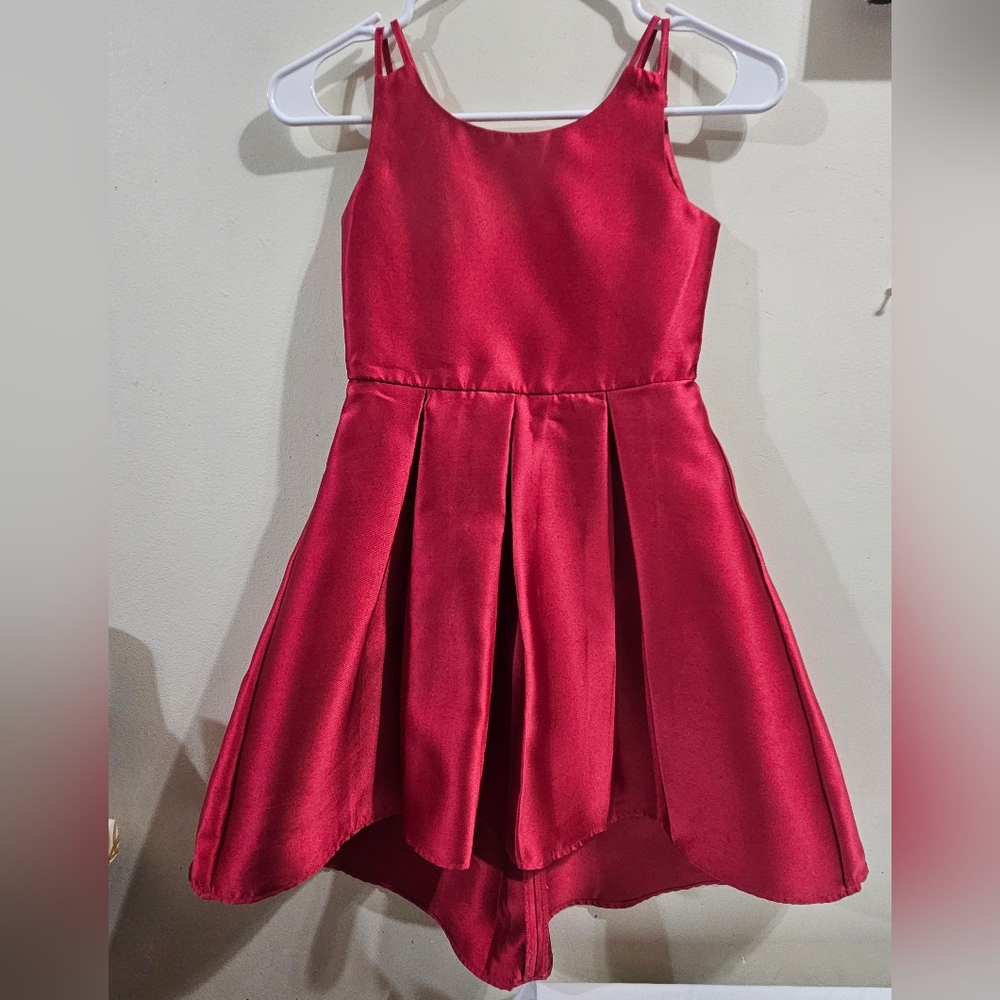 PINK & VIOLET Elegant Kids Red Dress